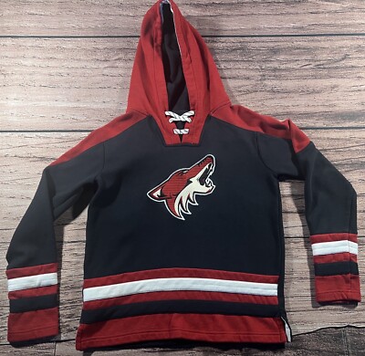 Arizona Coyotes Embroidered Hockey NHL Hoodie Size Youth Medium 10/12
