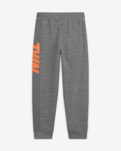 Nike toddler boys fleece jogger pants size 6 7 Gray/Orange NEW - Picture 2 of 2