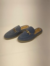 Sam Edelman Womens Blue Gum Kira Bit Mule Sz 6