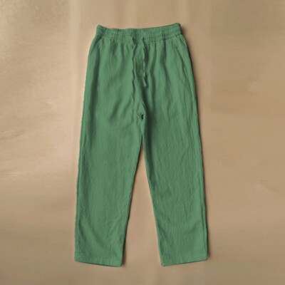 Summer Thin Pants Men's Chinese Cotton Linen Pants Casual Straight Sports Pants