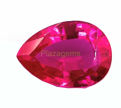 Natural Certified 14.20 Ct Unique Pink Burma Ruby Pear Shape Loose Gemstone 4JUO