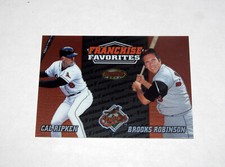 2000 Bowman's Best Franchise Favorites 2C Cal Ripken & Brooks Robinson  Orioles