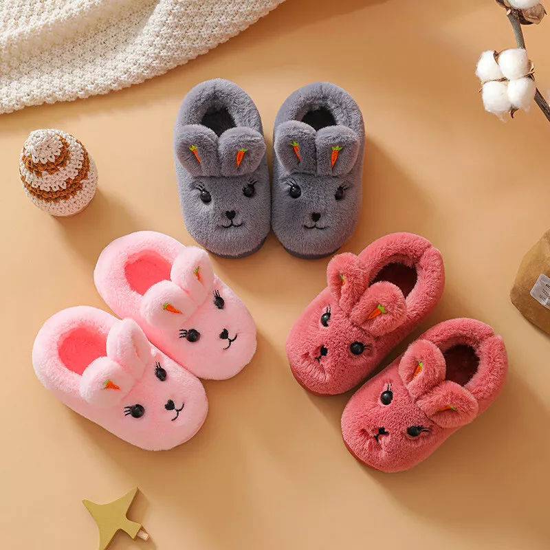 Furry slippers for kids deals