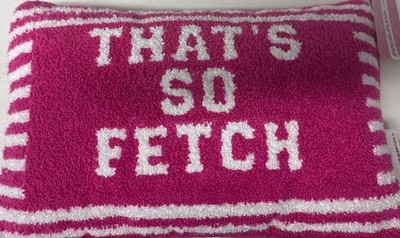 MEAN GIRLS That's So Fetch Pink Throw Pillow Y2K Movie Merchandise NEW with Tags