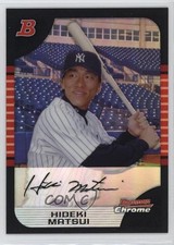 2005 Bowman Chrome Refractor Hideki Matsui #74 13h4