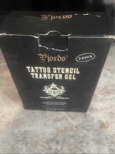 Bjordo Tattoo Stencil Transfer Gel 2 Pack Stencil Solution Disposable Bottle