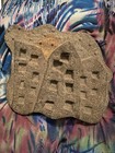 Antique RARE 5lb Iron/granite Rock? Mold Roman Village? W/numbers READ ALL!! — photo 1