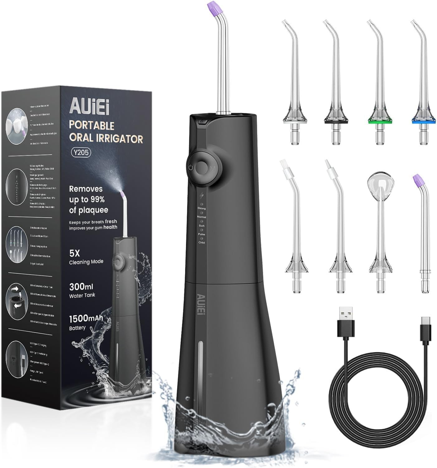 Idropulsore Viaggio Jet Dentale: Pulizia Denti Professionale Senza Fili