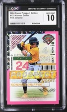 2024 Panini Prospect Edition - Konnor Griffin #133 Pink Velocity 49/79 CGC 10