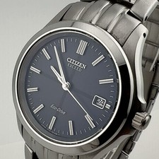 Citizen A710 H12573 Exceed Wristwatch Solar Timepiece Authentic Genuine