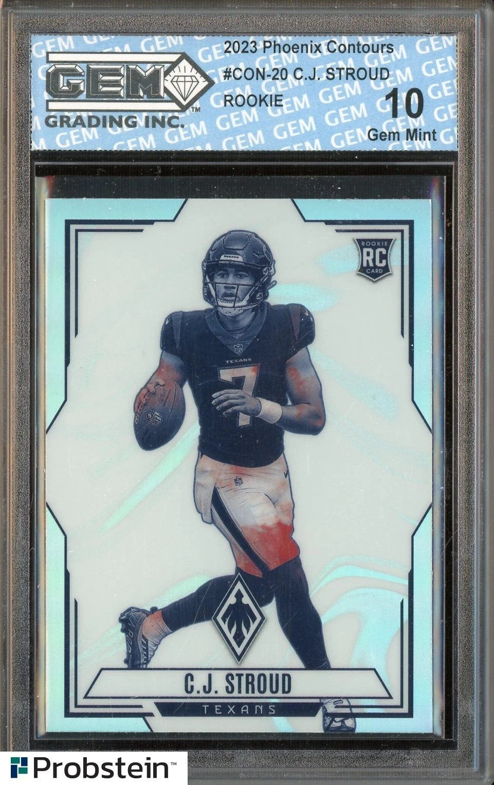 CJ Stroud Panini Phoenix Contours #CON20 Gold 1/1