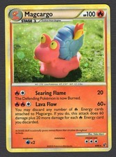 Magcargo 6/90 Holo NM Pokemon Card HQ Scan