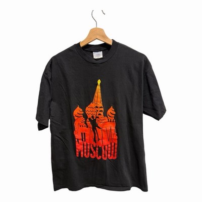 Vintage 90s Moscow On Ice T Shirt Brockum Collection Made In USA Single Stitch M