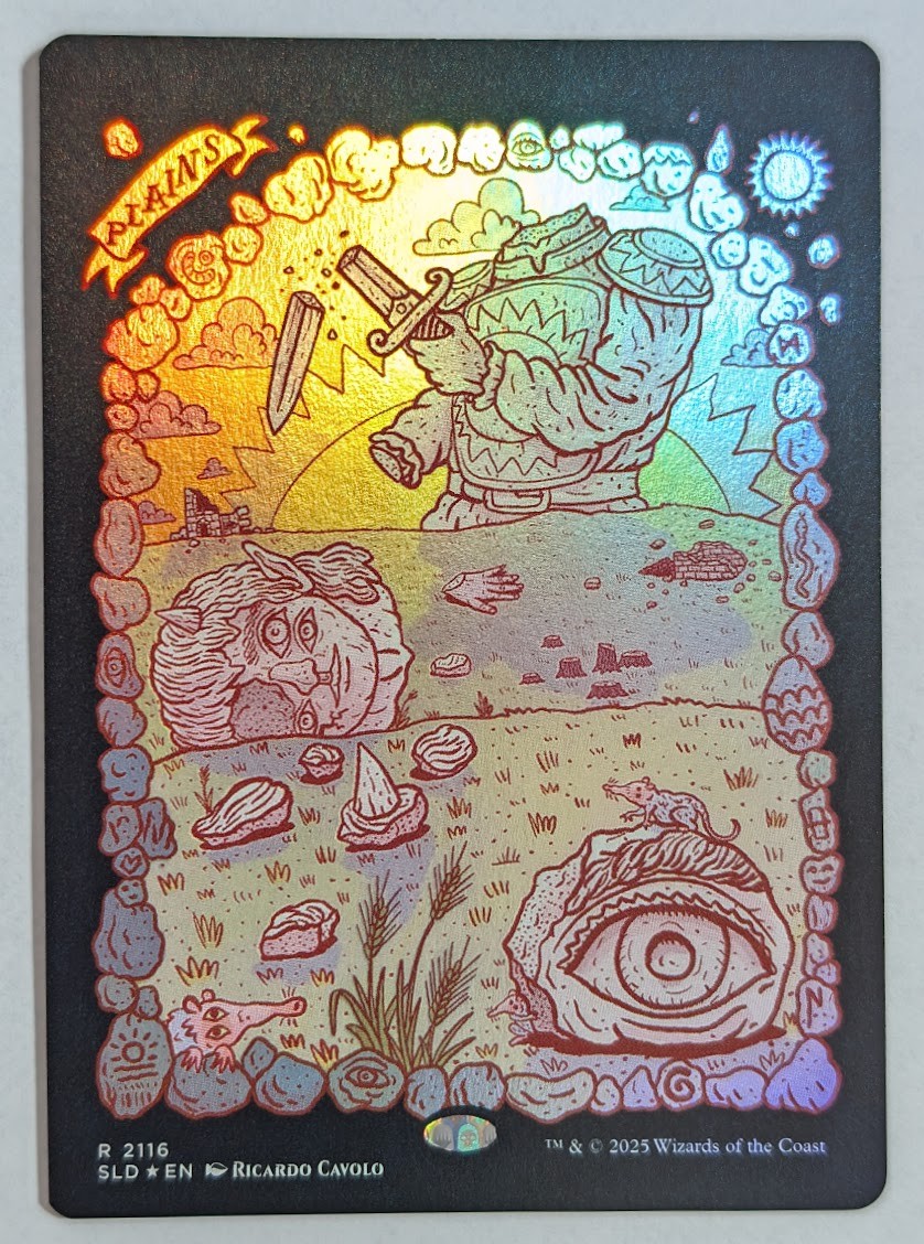 Plains 2116 ◆FOIL◆ SLD Secret Lair Drop Series Magic MTG NM