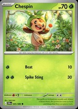 Pokemon Chespin 5/86 Chaos Rising LP HACCAN