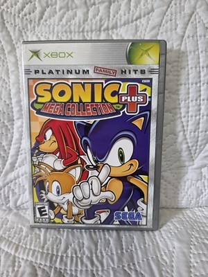 Sonic Mega Colection Plus Original Xbox Platinum Hits CIB Complete Tested/Works 