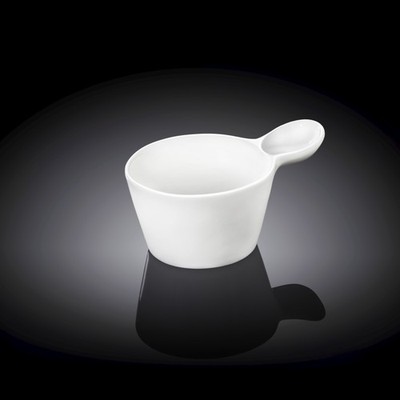 Wilmax Snack-/Dessertschale Weiß 10 x 7 cm   Porzellan   100 ml   WL-996104/A