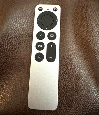 Replacement Remote Control for Apple TV - Silver/Black