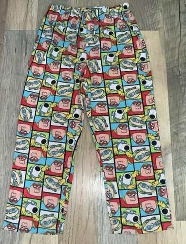 Pantaloni pigiama uomo Family Guy TV 2015 GRID TAGLIA XL USATI - Foto 1 di 3