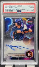 2023 Bowman's Best Jacob Melton Best of 2023 Auto #B23-JM Astros PSA 9 MINT