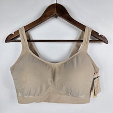 Truekind 10022 Women's Size 3XL Daily Comfort Wirefree Shaper Bra Beige NWT