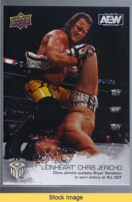 2022 Upper Deck AEW Match Dated Moments All Out Chris Jericho #21 READ 12na