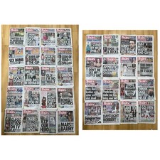 36x The Sun Newspaper 2017 2018 2019 2020 2021 Bundle Job Lot Last Chance To Buy