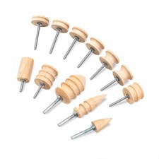 Set of 12 Leather Edge Burnishing Bits for Rotary Tools - Leather Polishing B...