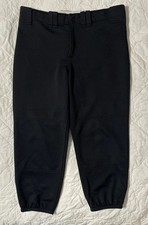 Mizuno Women's Fastpitch Softball Pant, Large, Black, Padded