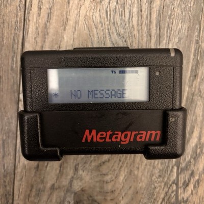 Nec Radio PAGER BEEPER PAGE Metagram Message R5A4-7D WORKS