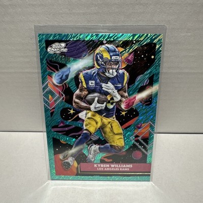 💫 2025 Topps Chrome Cosmic Kyren Williams Aqua Equinox Refractor /199 LA Rams