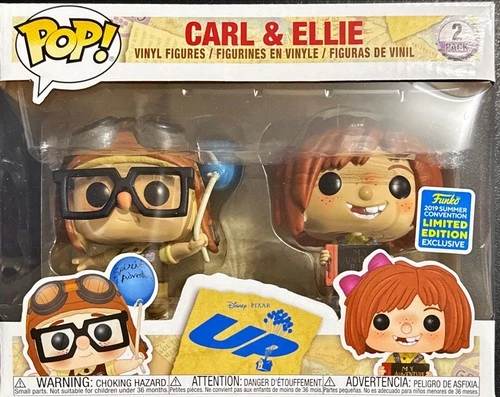 Funko Pop! Vinyl Carl & Ellie Up 2019 Summer Convention Exclusive 2 Pack