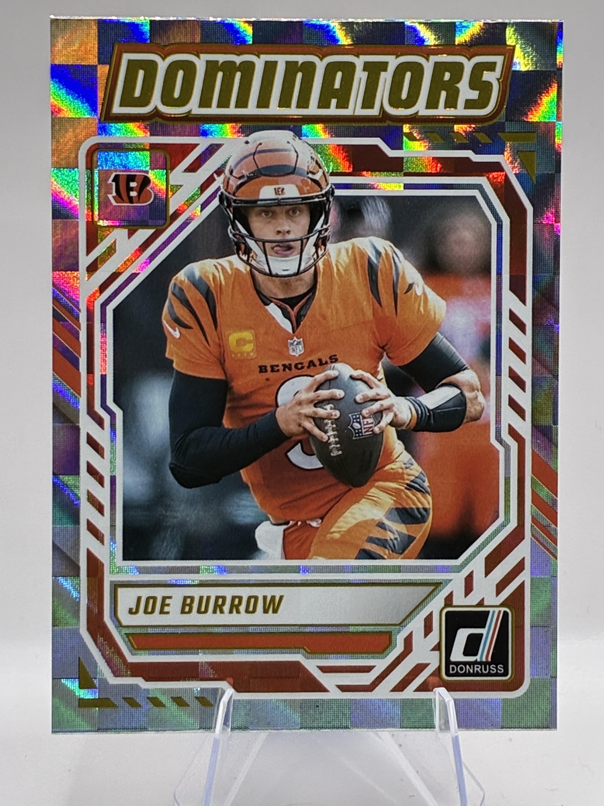2025 Donruss Joe Burrow Dominators Cincinnati Bengals #DOM-JBW