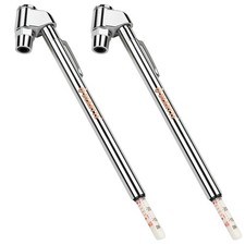 Presta Bike Tire Pressure Gauge Pencil 10-120 Psi for Schrader or Presta 2-Pack