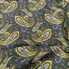 Vintage Silk Paisley Pattern Remnant 220cmx88cm