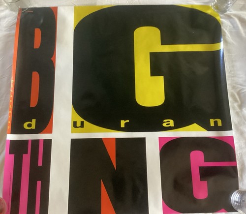 Duran Duran Big Thing RARE Original 1988 Vintage Rock Music Promo Poster 24 X 25 - Picture 1 of 8