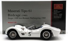 CMC M-047 1:18 Scale Maserati Tipo 61 Birdcage 1960 Sieger 1000 Diecast Model LN