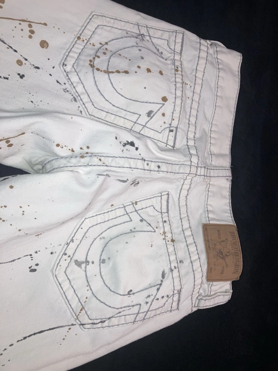 True Religion White Denim Jeans for Men for sale | eBay
