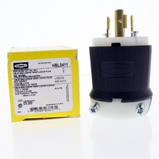 Hubbell Industrial Twist Turn Locking Plug NEMA L14-20P 20A 125/250V HBL2411