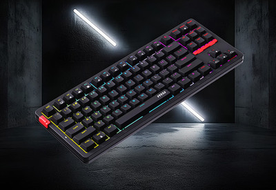 MSI Forge GK300W Mechanical Triple-Mode Wireless Keyboard