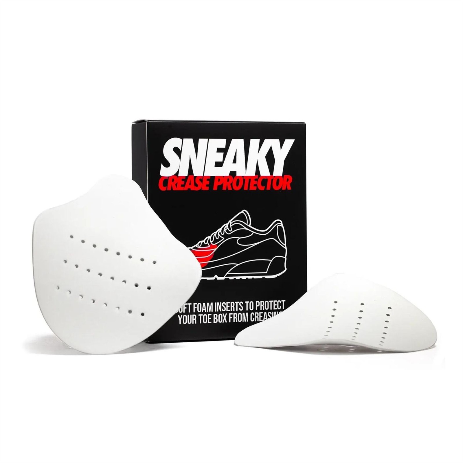 Sneaky Unisex White Crease Guards For Shoes - Image 3