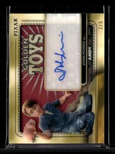 Topps Toy Story Golden Toys John Morris as Andy Red Auto 2/5 SSP #GT-JM