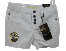 NWT VIGOSS Little Girls White Denim Shorts Sz 6X MSRP 24