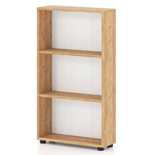 42" Bookshelf, 3-Tier Bookcase w/Anti-Tipping Kit for Living Room Home Office