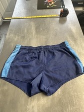 Vintage Adidas Army Issue Shorts West Germany Medium 5 Blue Retro Gym Running