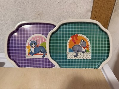 cat-themed serving trays (2 Total) Hong Kong
