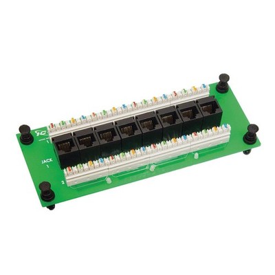 CAT6 Ethernet Data Module, 8 Ports, UL Listed & PoE++ , High-Performance Netw...