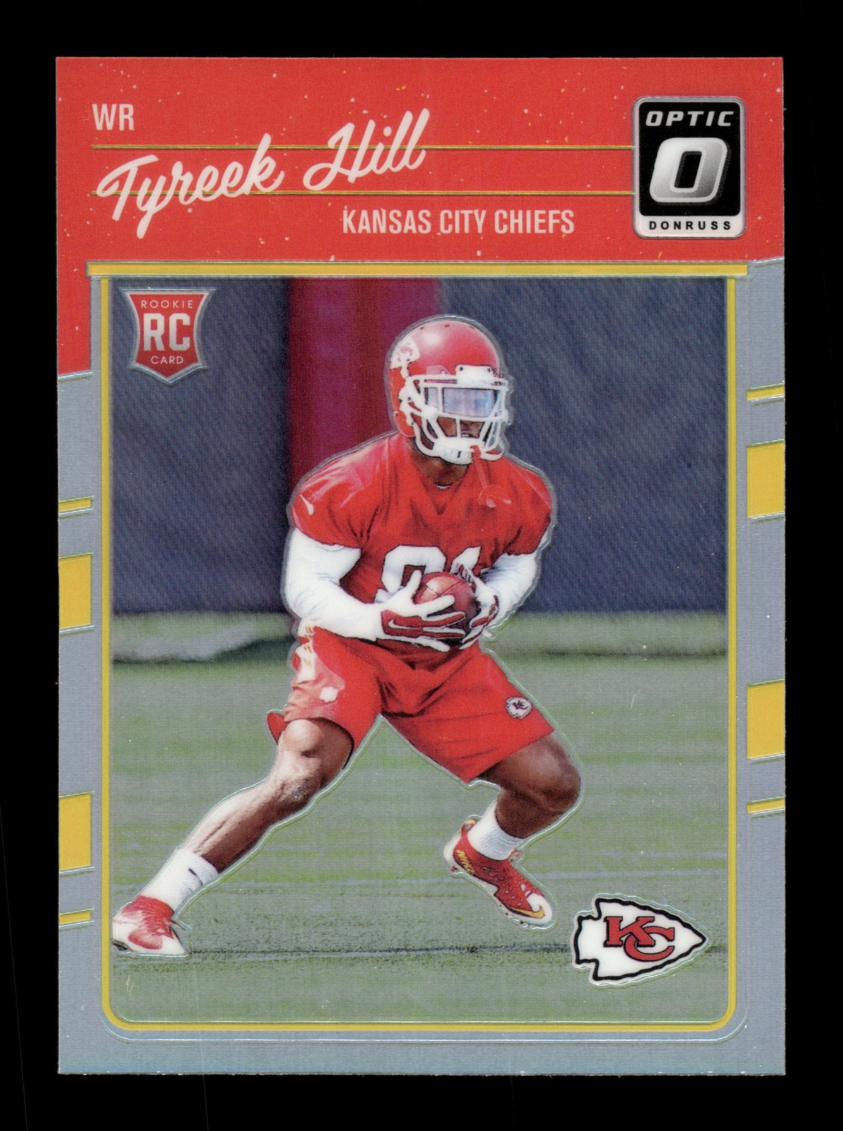 2016 Donruss Optic #117 Tyreek Hill Holo Rookie RC