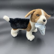 Avanti Baby 1985 Beagle Realistic Puppy Plush Italy 14  Posable Dog Toy Rare VTG