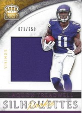 Laquon Treadwell 2016 Crown Royale Jumbo Rookie Silhouette Jerseys Pink RC /250